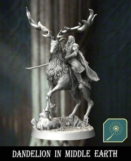 King of the Black Forest elves - mounted version