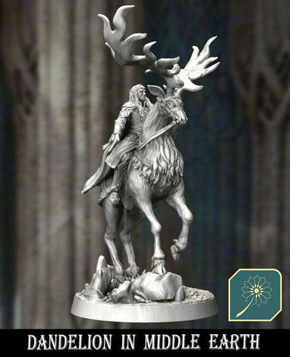 King of the Black Forest elves - mounted version