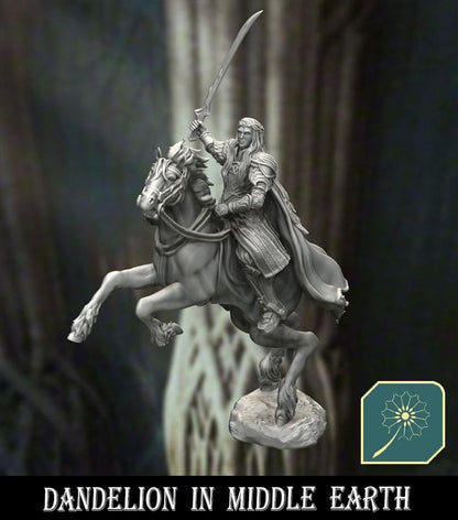 King of the Black Forest elves - mounted version