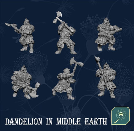 Steel Mountain Dwarves with two-handed weapon